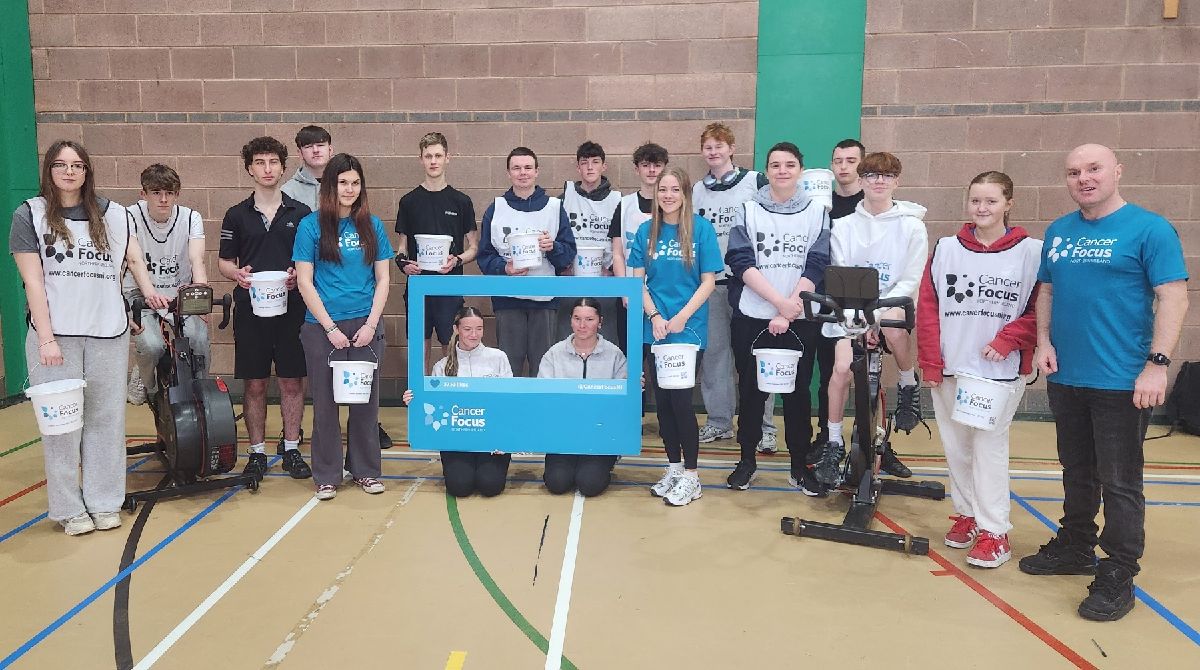 Uniformed Protective Services Students with Lecturer Irwin Pryce